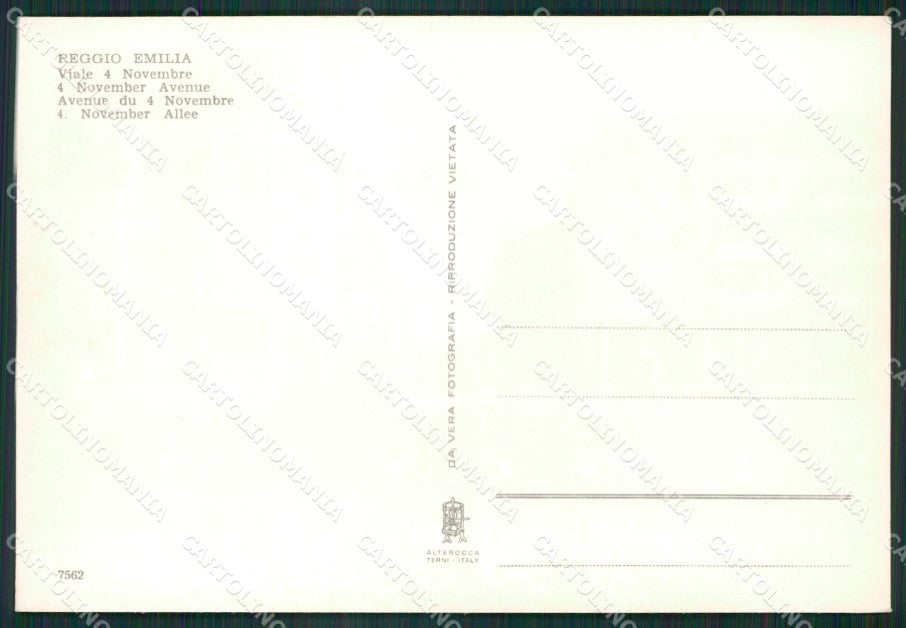 Reggio Emilia Città Foto FG cartolina ZK2652 – retro