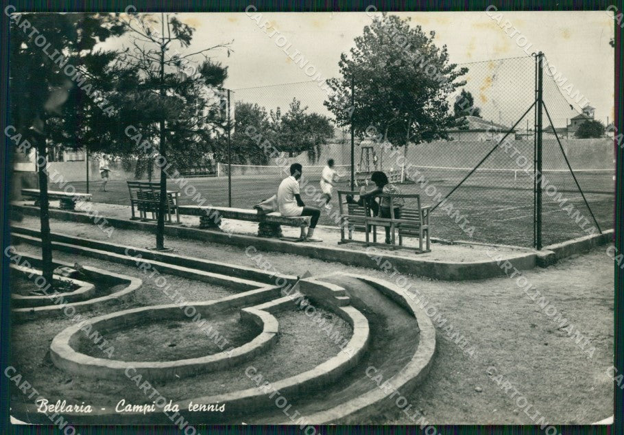 Rimini Bellaria Tennis PIEGHINE Foto FG cartolina ZK2658 – fronte