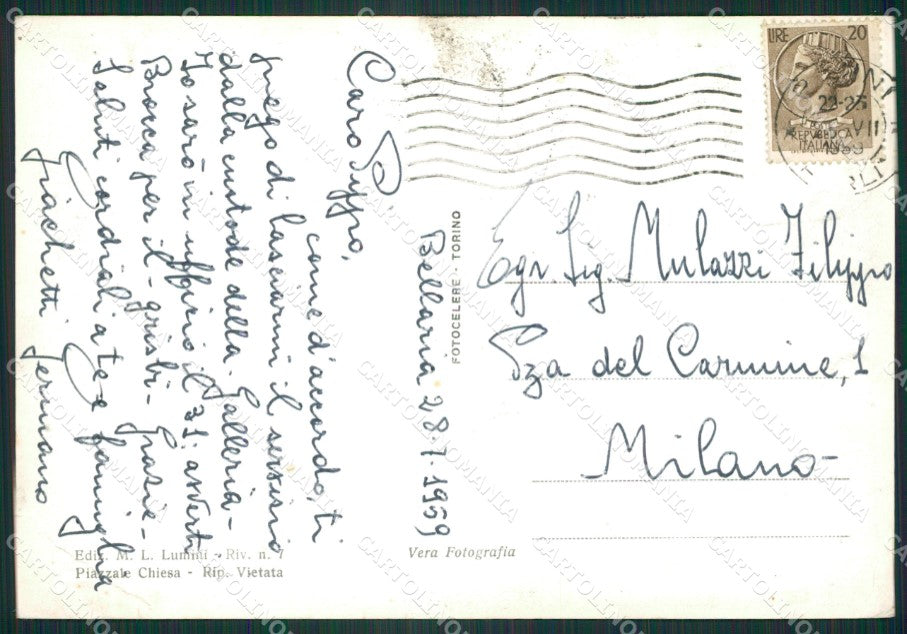 Rimini Bellaria Tennis PIEGHINE Foto FG cartolina ZK2658 – retro