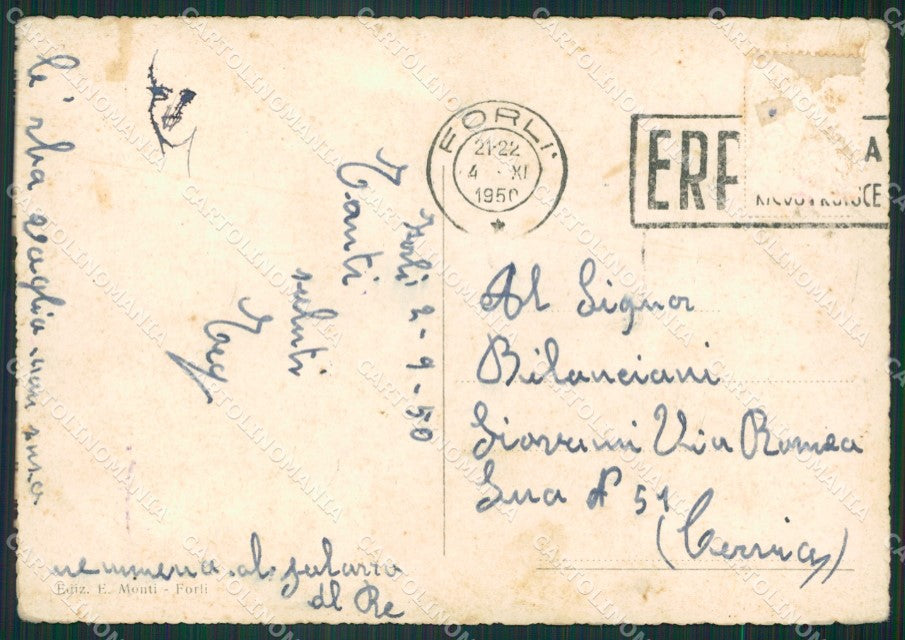 Forlì Città PIEGHINE Foto FG cartolina ZK2660 – retro