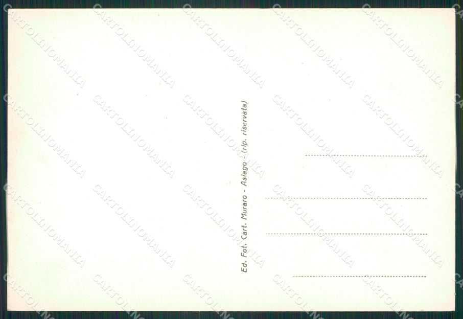 Vicenza Asiago Osservatorio Astrofisico Foto FG cartolina ZK2681 – retro