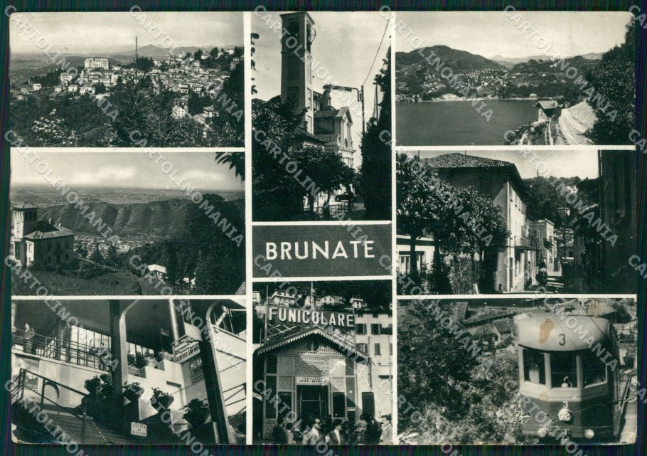 Como Brunate PIEGA Foto FG cartolina ZK2688 – fronte