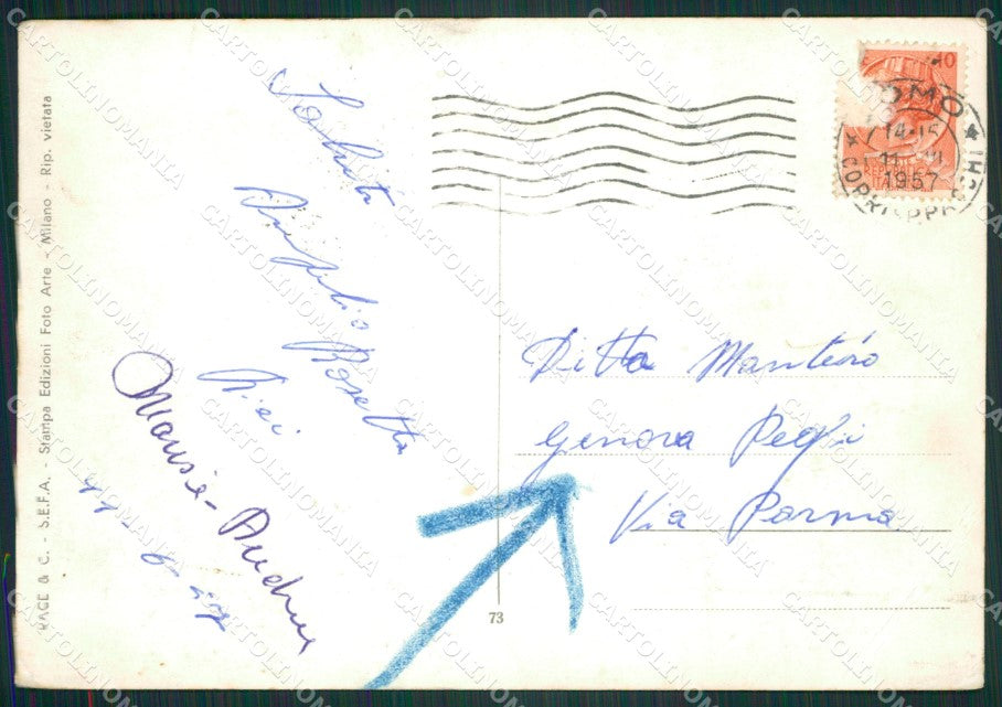 Como Brunate PIEGA Foto FG cartolina ZK2688 – retro