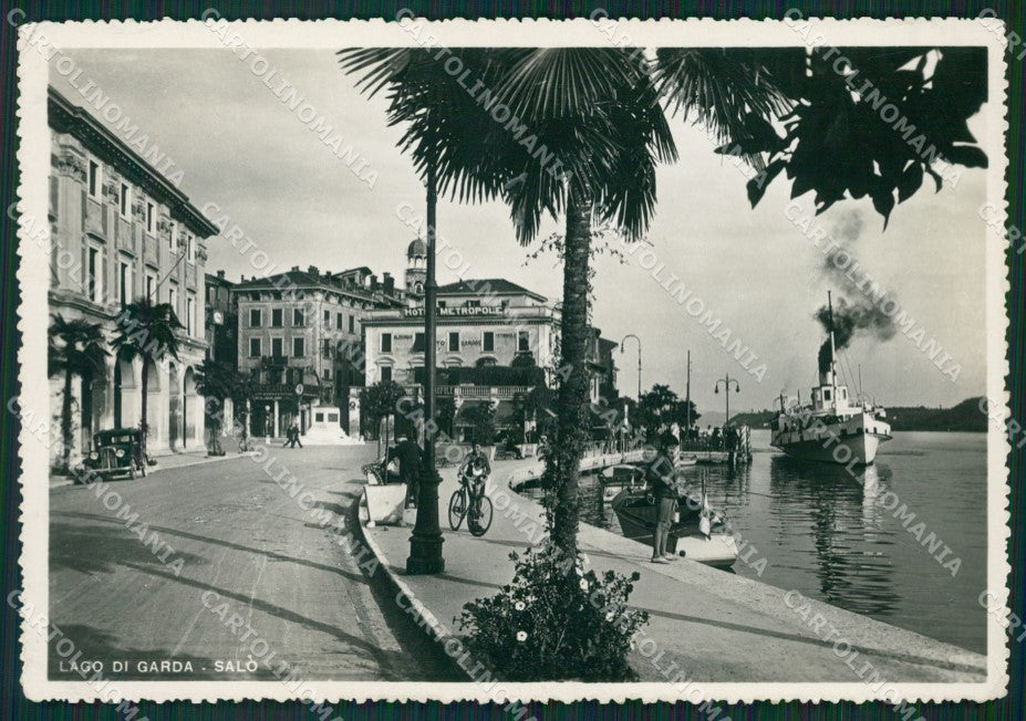Brescia Salò Battello Foto FG cartolina ZK2694 – fronte