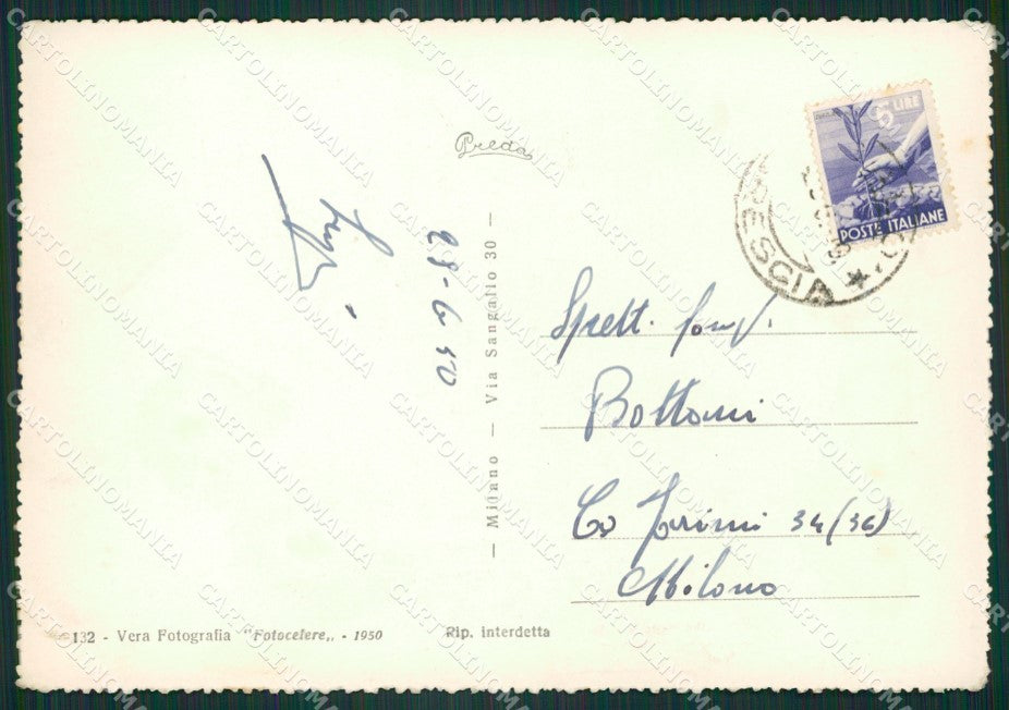 Brescia Salò Battello Foto FG cartolina ZK2694 – retro