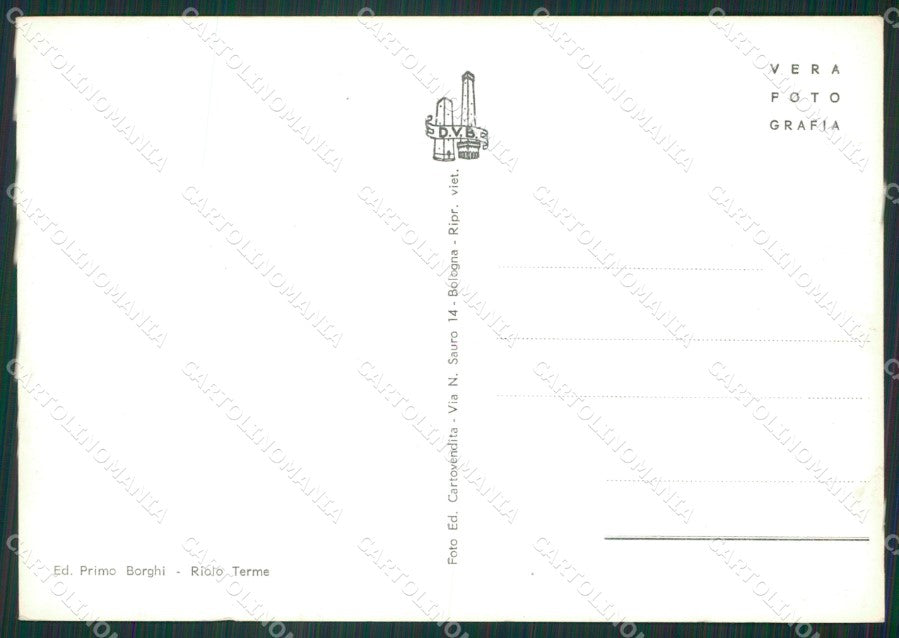Ravenna Riolo Terme Foto FG cartolina ZK2700 – retro