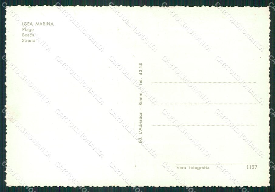 Rimini Igea Marina Foto FG cartolina ZK2704 – retro
