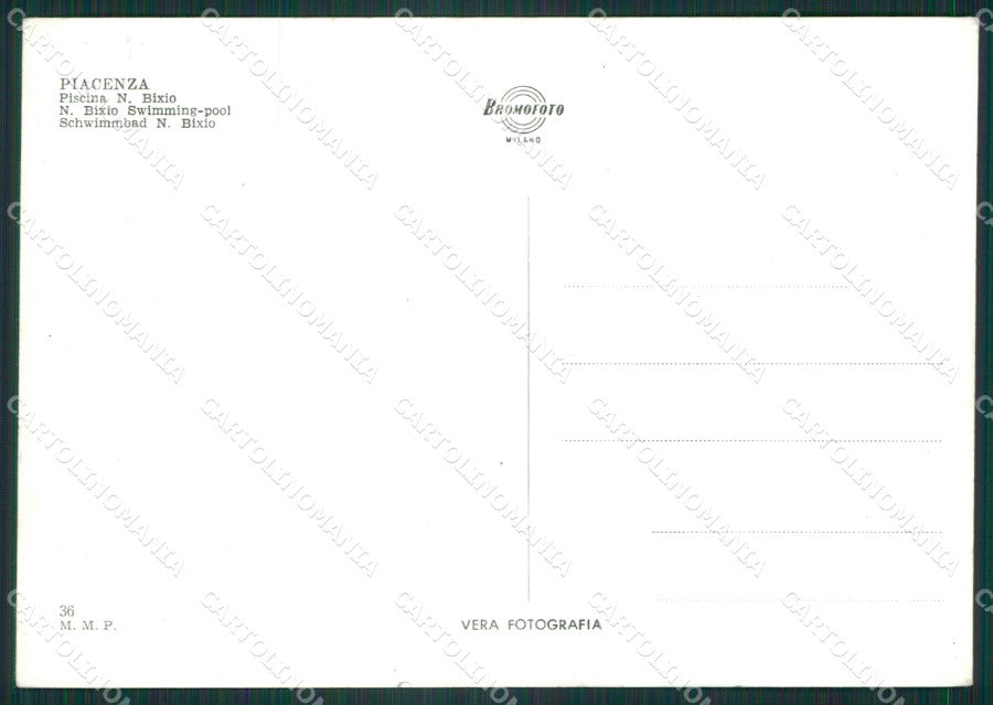 Piacenza Città Foto FG cartolina ZK2709 – retro