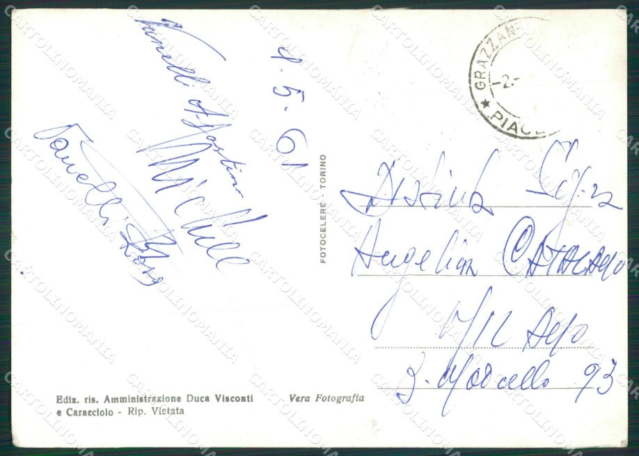 Piacenza Vigolzone Grazzano Visconti Costumi Foto FG cartolina ZK2711 – retro