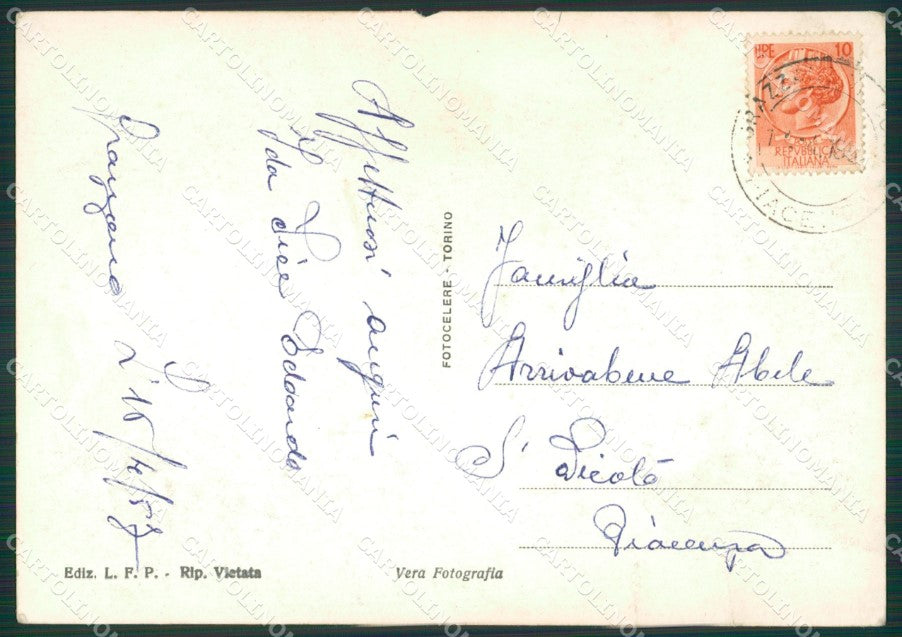 Piacenza Vigolzone Grazzano Visconti Costumi Foto FG cartolina ZK2714 – retro