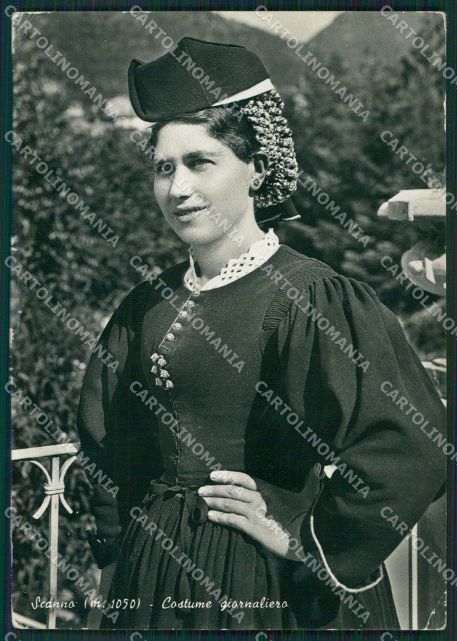 L'Aquila Scanno Costume PIEGHINA Foto FG cartolina ZK2737 – fronte