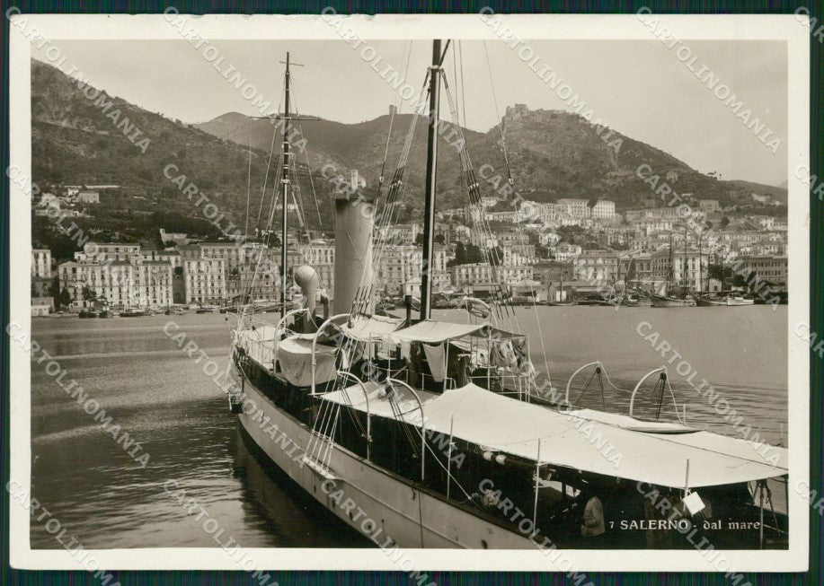 Salerno Città Battello Foto FG cartolina ZK2741 – fronte