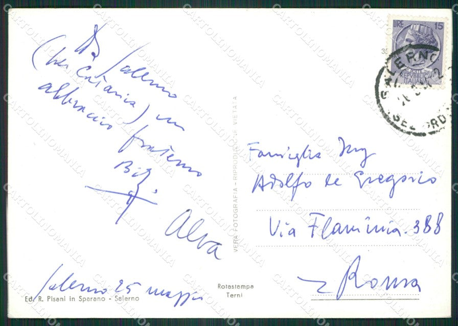 Salerno Città Foto FG cartolina ZK2742 – retro