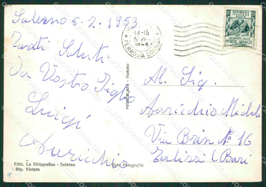 Salerno Città Foto FG cartolina ZK2744 – retro