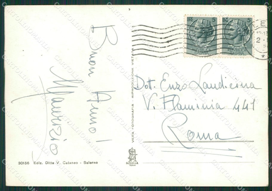 Salerno Città Prefettura Foto FG cartolina ZK2749 – retro
