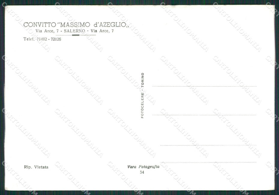Salerno Città Foto FG cartolina ZK2769 – retro
