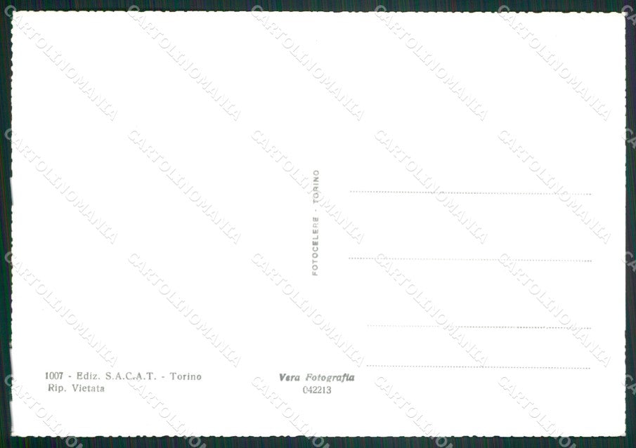 Torino Città Filovia Foto FG cartolina ZK2797 – retro