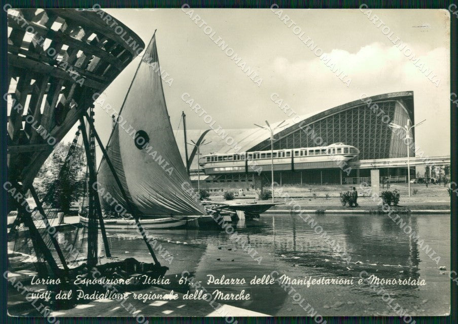 Torino Città Esposizione 1961 Monovia Foto FG cartolina ZK2812 – fronte