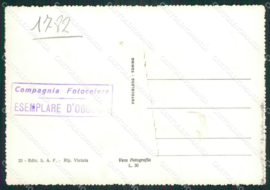 Torino Città Palazzo Esposizioni Auto Foto FG cartolina ZK2813 – retro