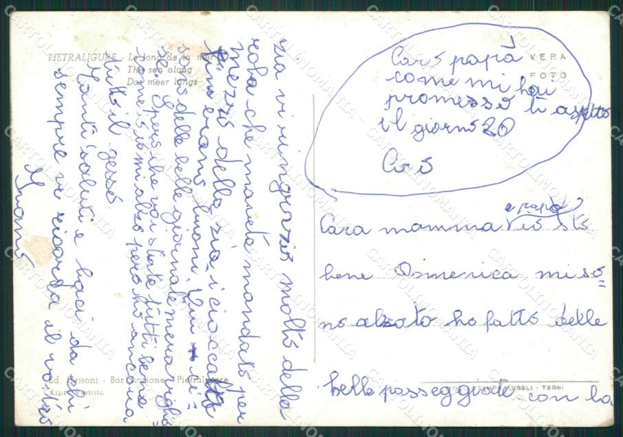Savona Pietraligure Foto FG cartolina ZK2835 – retro