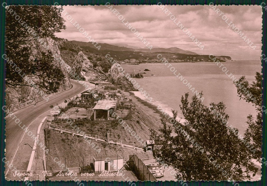 Savona Via Aurelia Foto FG cartolina ZK2836 – fronte
