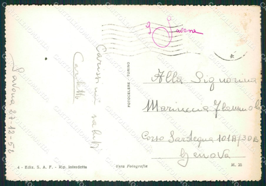 Savona Via Aurelia Foto FG cartolina ZK2836 – retro