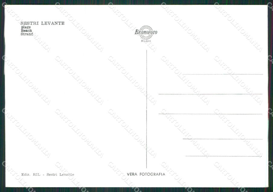 Genova Sestri Levante Foto FG cartolina ZK2868 – retro
