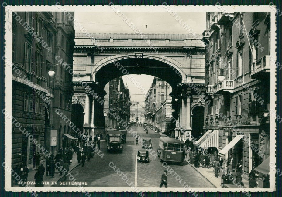 Genova Città Corriera Foto FG cartolina ZK2876 – fronte