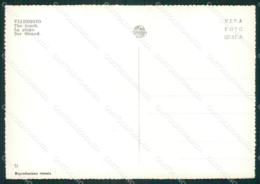Lucca Viareggio Foto FG cartolina ZK2923 – retro