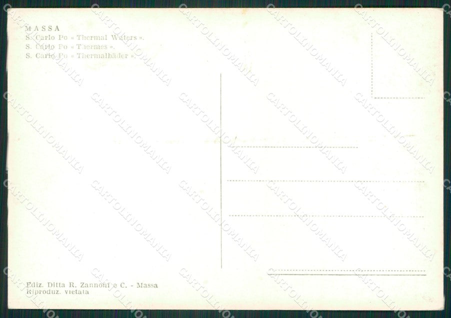 Massa San Carlo Po Foto FG cartolina ZK2924 – retro