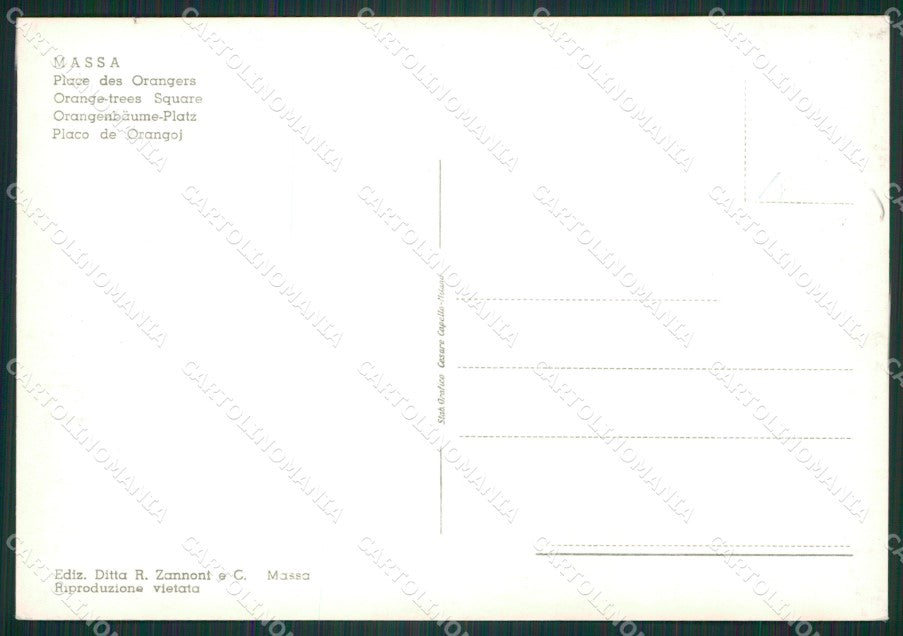 Massa Foto FG cartolina ZK2927 – retro