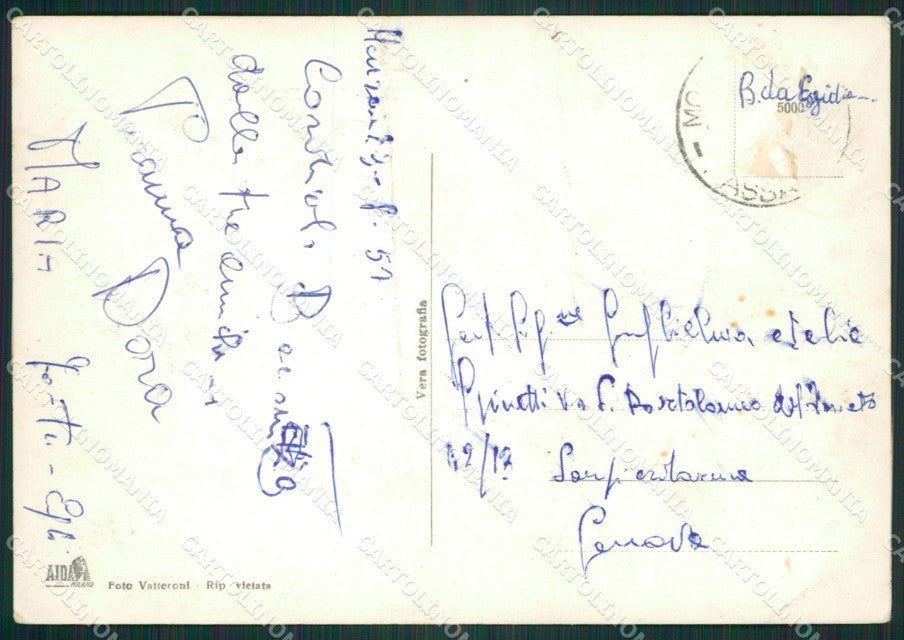 Reggio Emilia Lago del Barone PIEGHINE Foto FG cartolina ZK2933 – retro