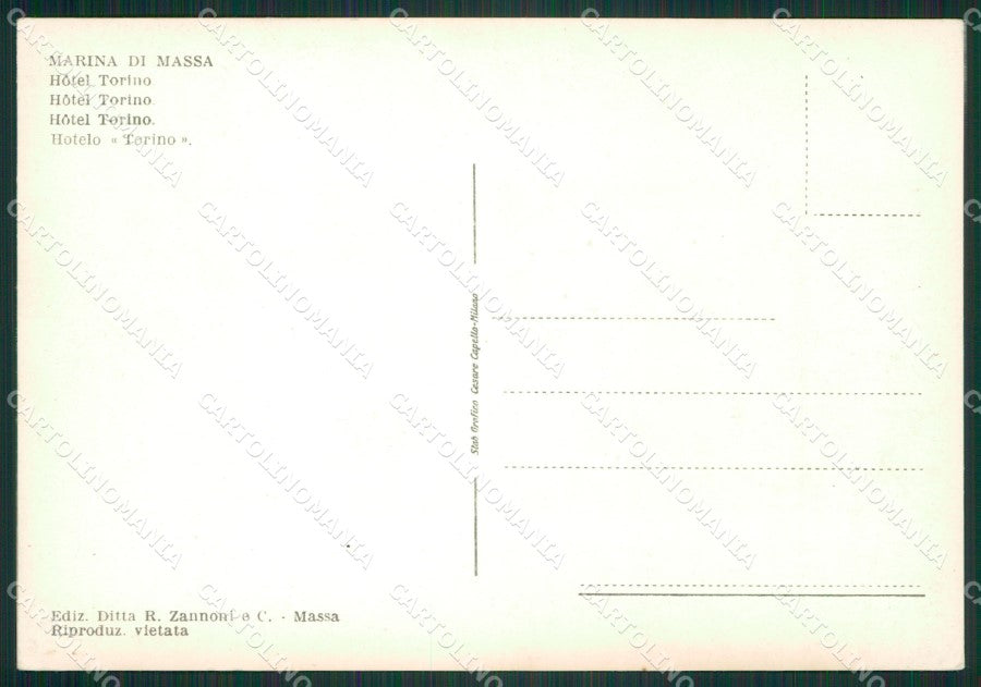 Massa Marina di Foto FG cartolina ZK2934 – retro