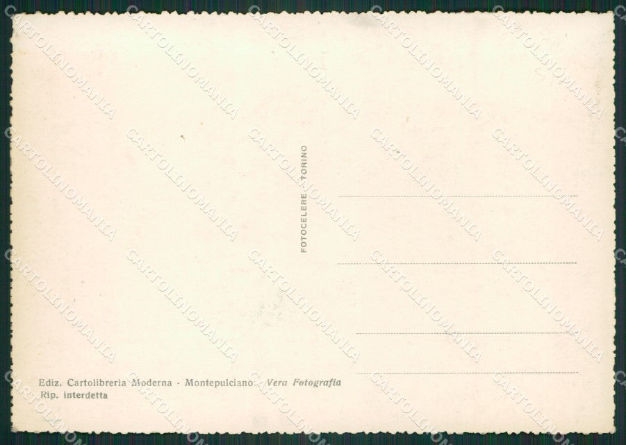 Siena Montepulciano Foto FG cartolina ZK2948 – retro