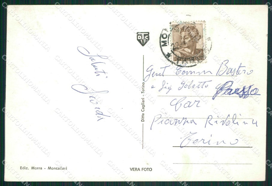 Torino Moncalieri Foto FG cartolina ZK2952 – retro