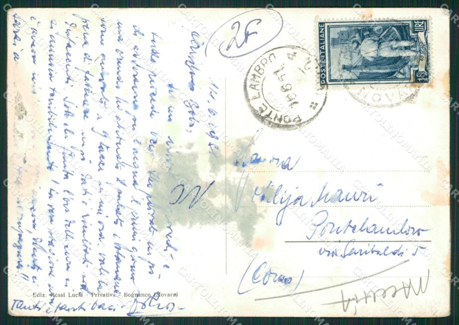 Verbania Bognanco COLLA MACCHIA Foto FG cartolina ZK2960 – retro