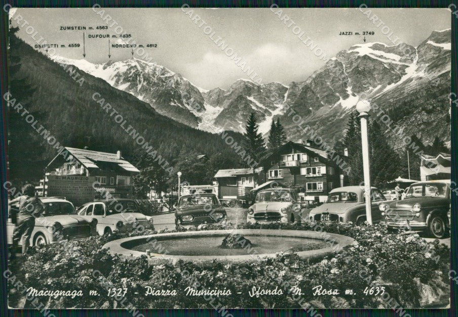 Verbania Macugnaga Auto Foto FG cartolina ZK2963 – fronte