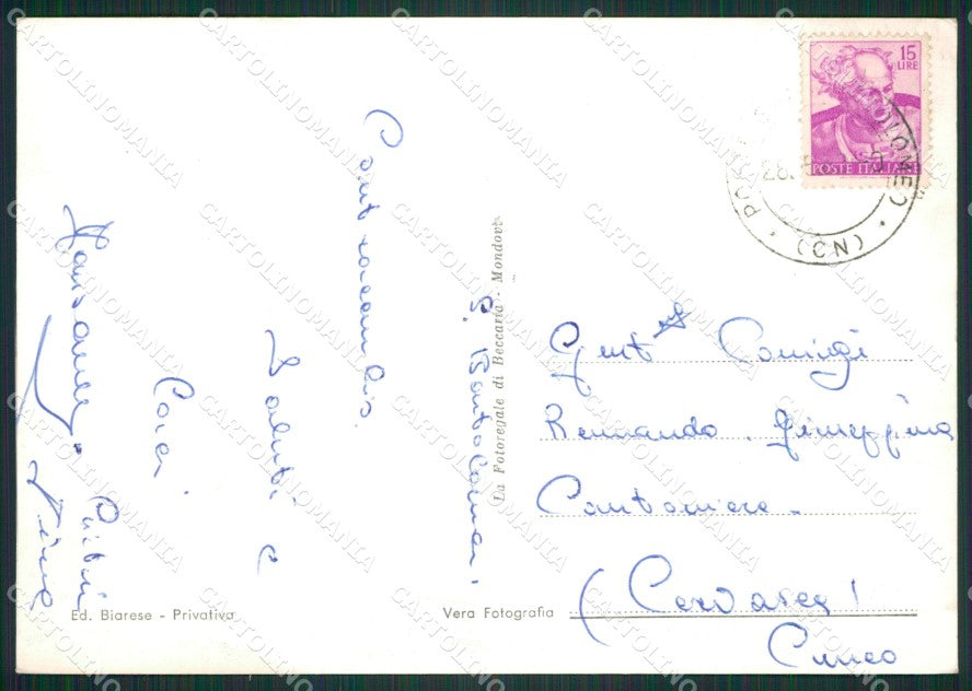 Cuneo Chiusa di Pesio Rifugio Garelli Foto FG cartolina ZK2968 – retro