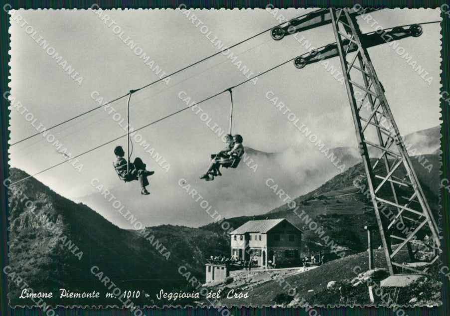 Cuneo Limone Piemonte Seggiovia Foto FG cartolina ZK2970 – fronte