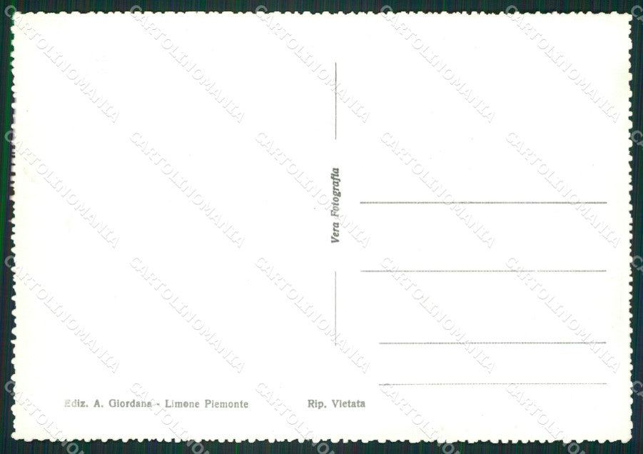 Cuneo Limone Piemonte Seggiovia Foto FG cartolina ZK2970 – retro