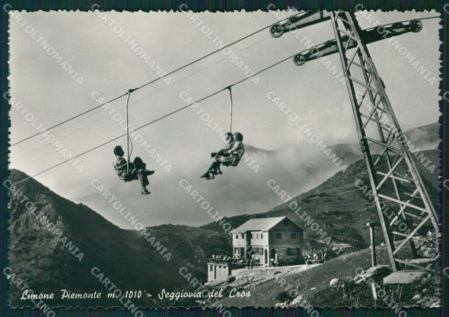 Cuneo Limone Piemonte Seggiovia Foto FG cartolina ZK2971 – fronte