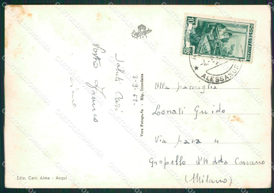 Alessandria Acqui Terme Foto FG cartolina ZK2974 – retro
