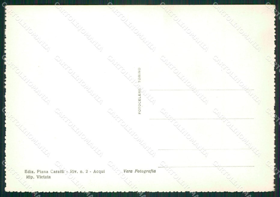 Alessandria Acqui Terme Saluti da Foto FG cartolina ZK2976 – retro