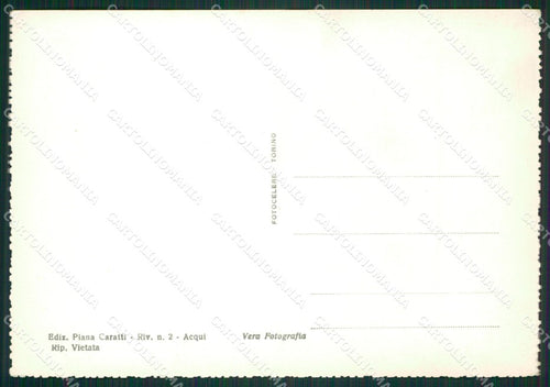 Alessandria Acqui Terme Saluti da Foto FG cartolina ZK2976 – retro