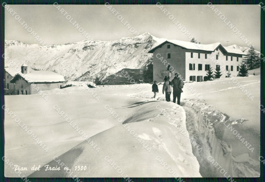 Torino Chiomonte Pian del Frais Nevicata Foto FG cartolina ZK2989 – fronte
