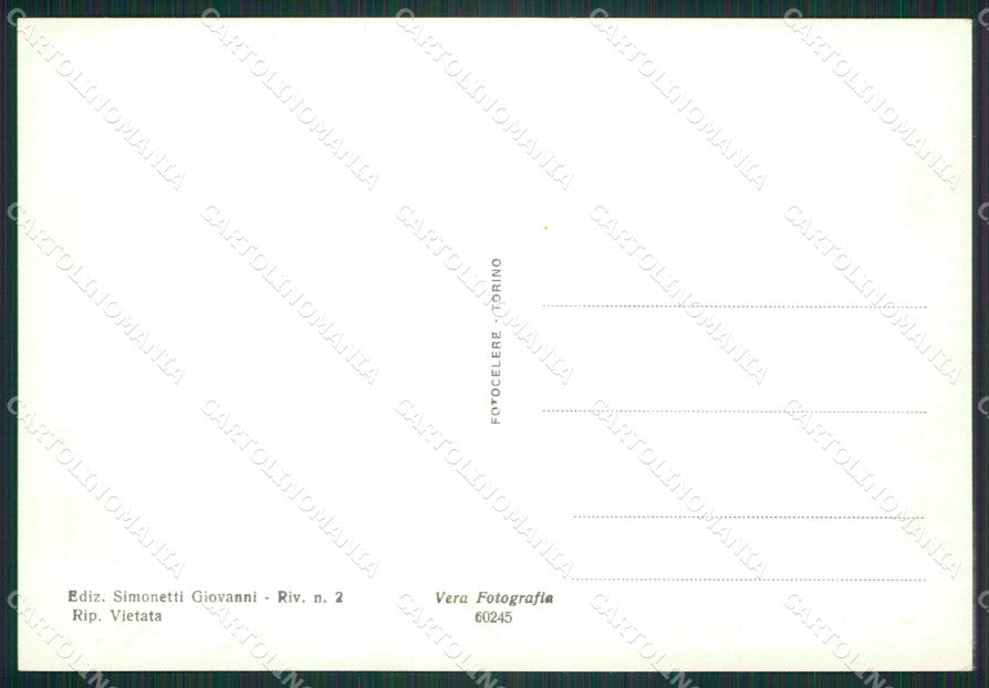 Torino Pessinetto Stazione Foto FG cartolina ZK2990 – retro