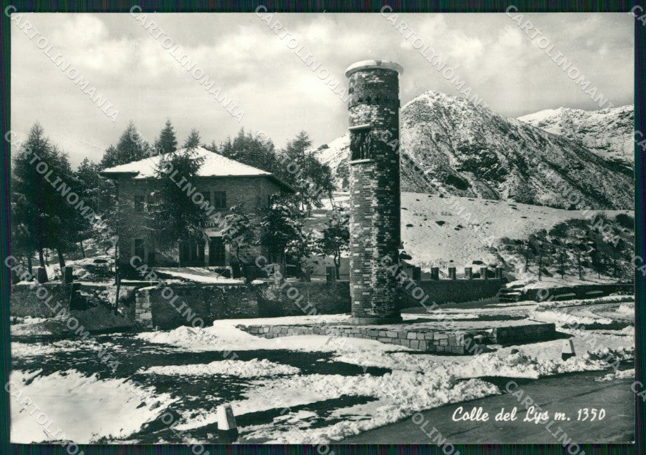 Torino Rubiana Colle del Lys Nevicata Foto FG cartolina ZK2993 – fronte