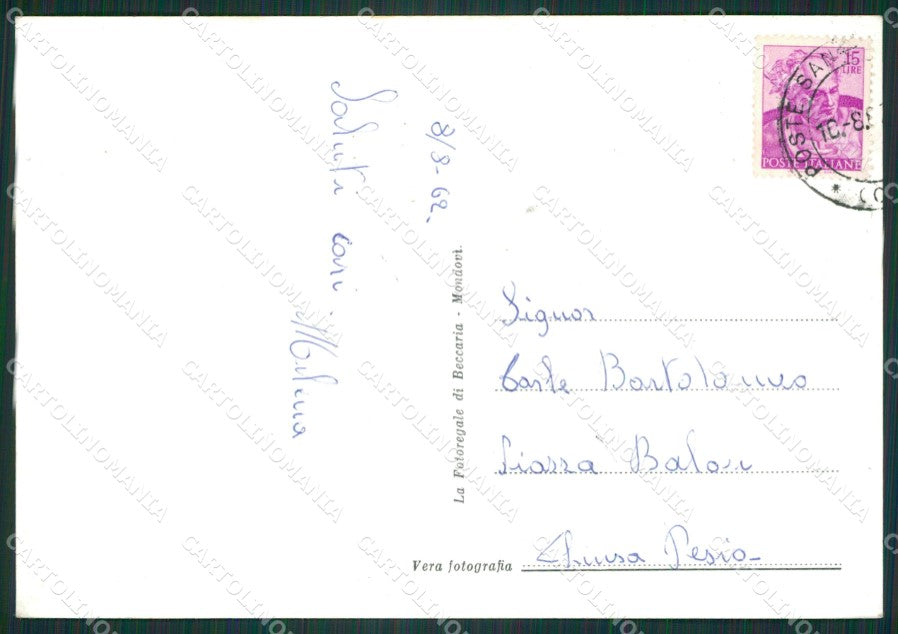 Cuneo Chiusa di Pesio Rifugio Garelli Foto FG cartolina ZK3001 – retro