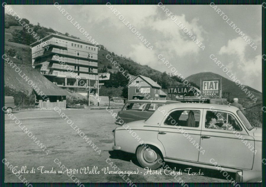 Cuneo Limone Piemonte Colle di Tenda Auto Foto FG cartolina ZK3014 – fronte