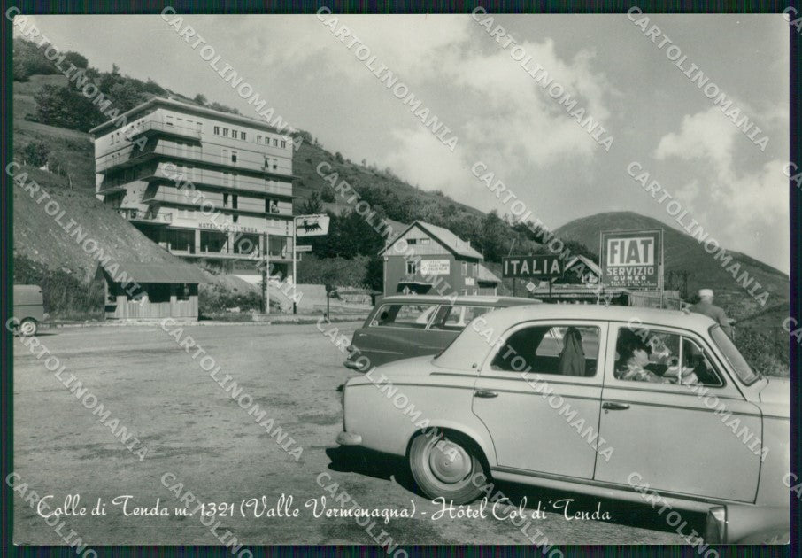 Cuneo Limone Piemonte Colle di Tenda Auto Foto FG cartolina ZK3015 – fronte